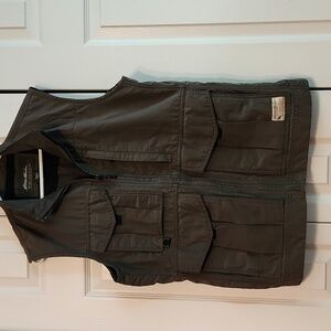 Eddie Bauer outdoor outfitter Hunting Fishing Multi-pocket vest